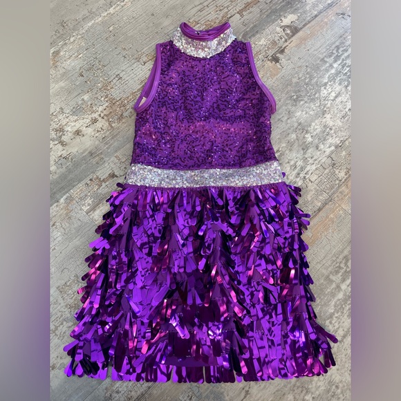Weissman Other - Weissman Girl’s Sequin and Fringe Dance Costume